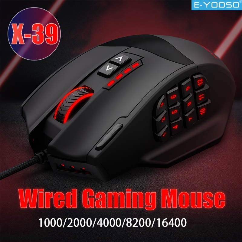 Pc Gaming Editing - E-YOOSO rvb souris de jeu filaire