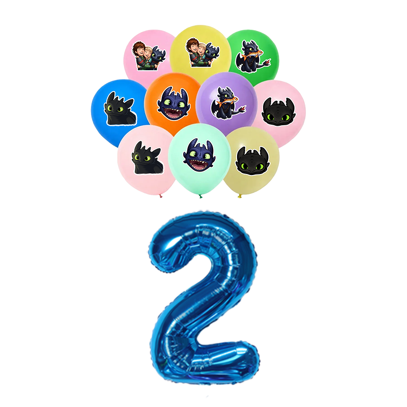 Pc Gaming Dragon - Lot de 11 ballons en latex