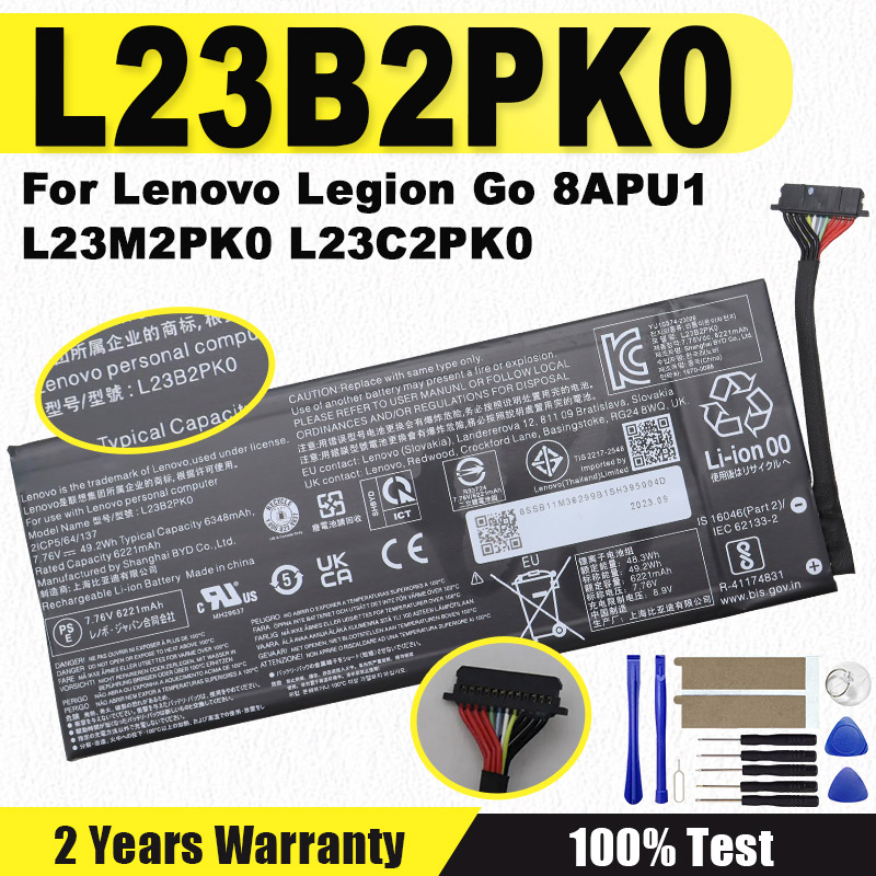 Pc Gaming Legion - Batterie L23B2PK0 flambant neuve, 7.76V, 49.2wh,