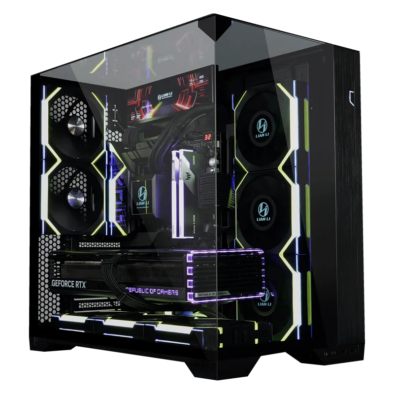 Vente en gros de boîtiers d'or - Pc Gaming Lian Li avis et prix