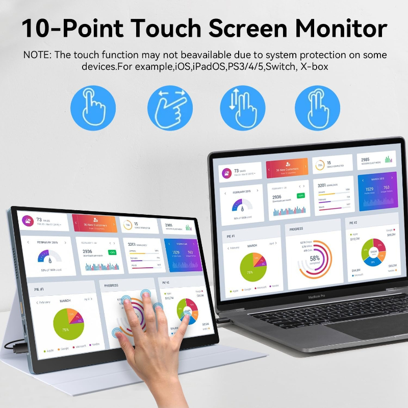 Moniteur tactile portable OLED - Pc Gaming Editing avis et prix