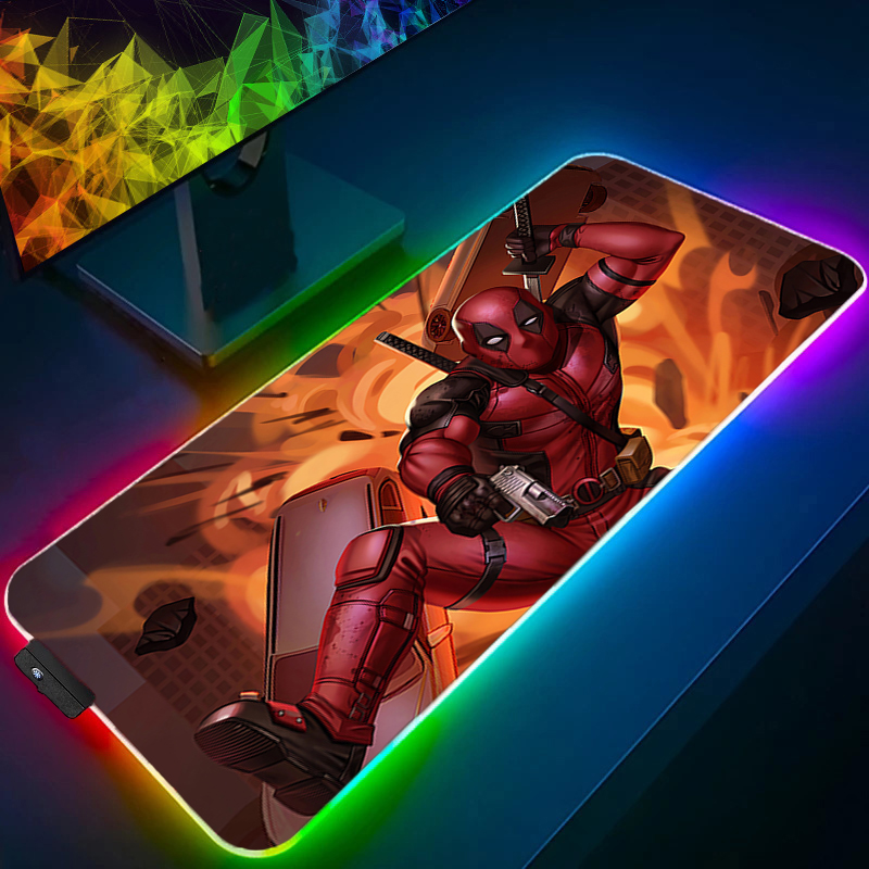 LED tapis de souris jeu rétro- - Pc Gaming Anime avis et prix