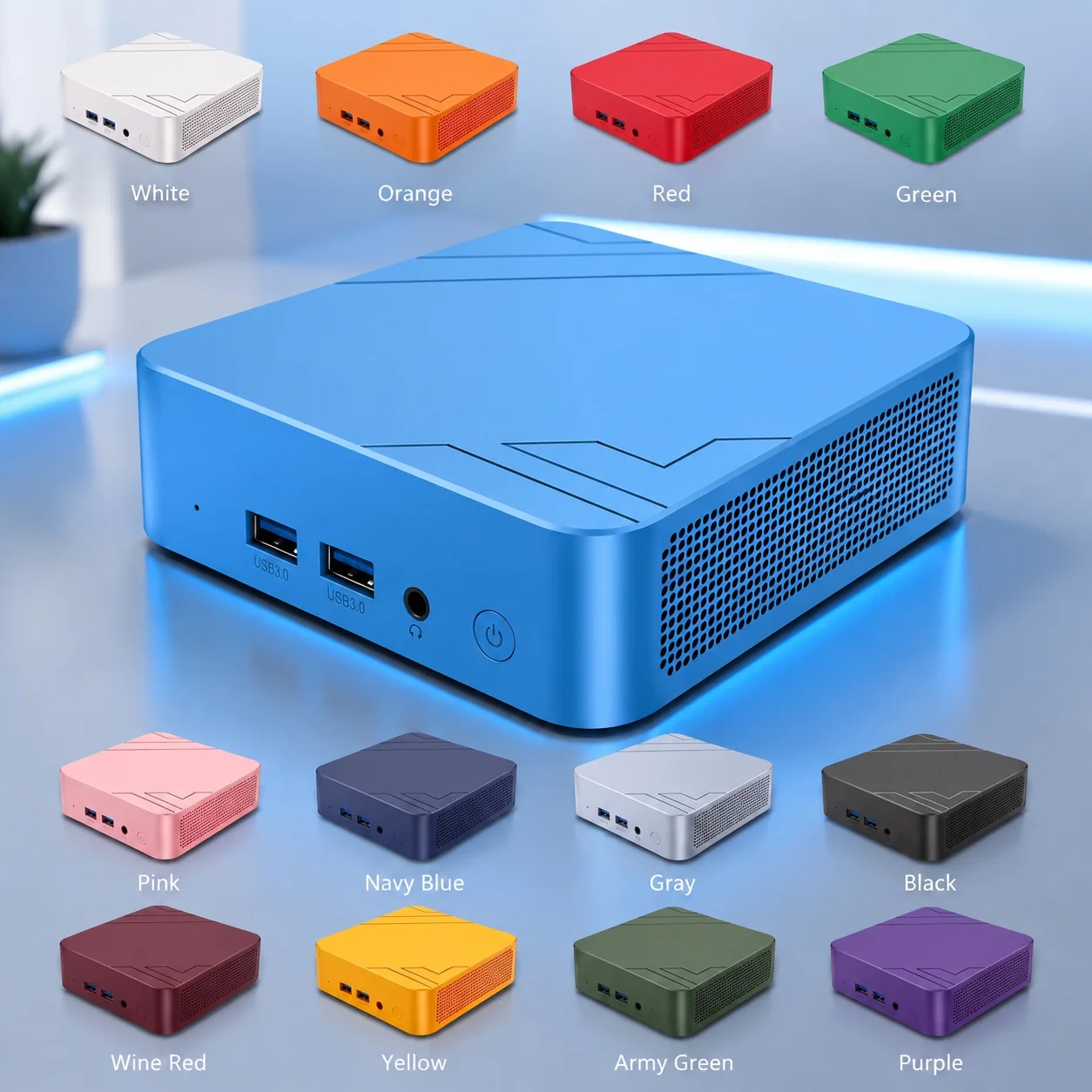 Mini PC coloré N150, 16 Go + 2 - Pc Gaming Editing avis et prix