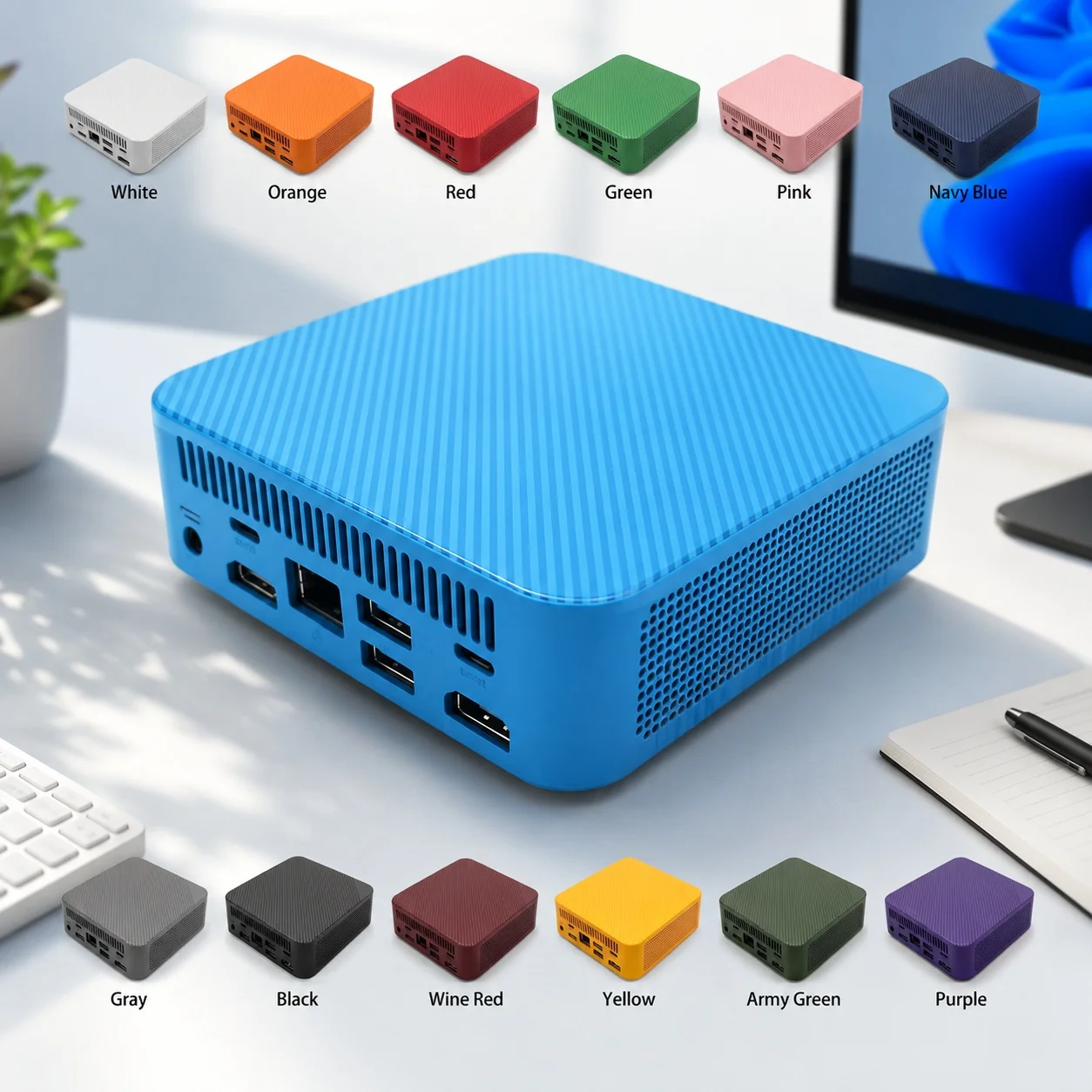Mini PC couleur haute performa - Pc Gaming Editing avis et prix